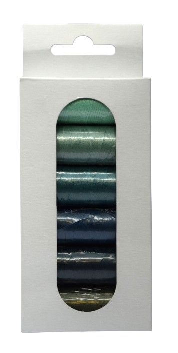 Dégradé de coloris Vert-Bleu-Emeraude